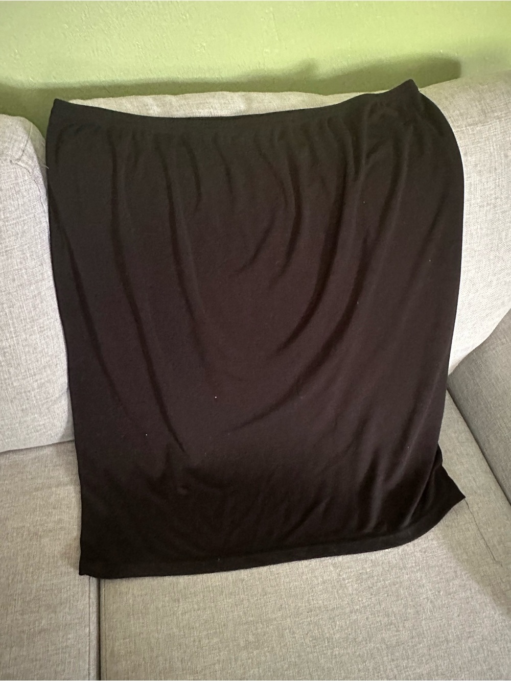 Mossimo Supply Co. Black Midi Stretch Skirt